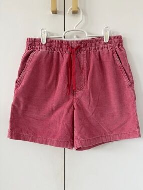 J.Crew corduroy dock shorts in vintage red color